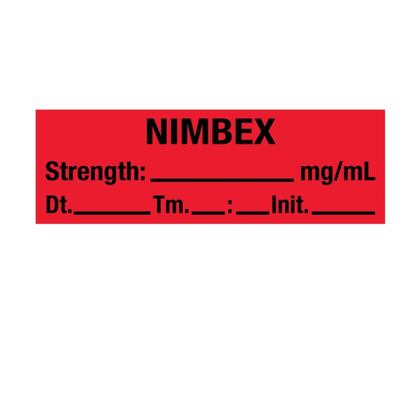 Nevs Tape, Nimbex 1/2" x 500" Red w/Black - SANTW-0195