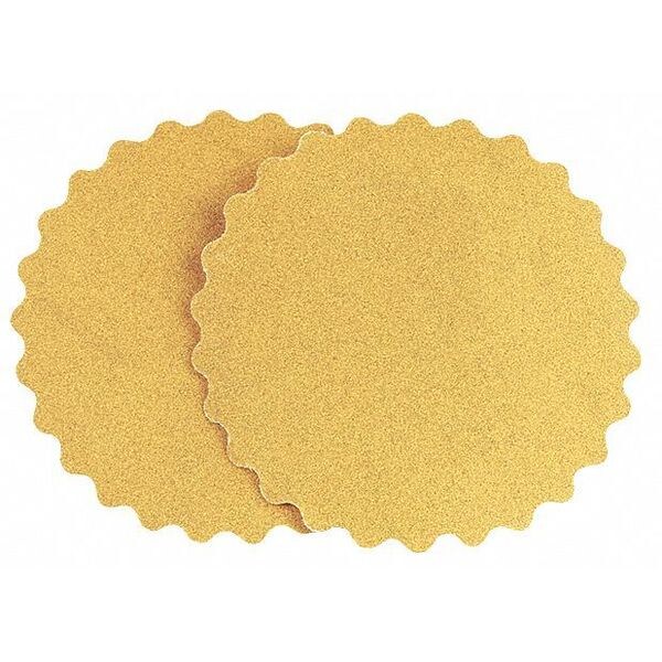 Dynabrade Disc, 5"dia., AO, 120G, Non-Vac, 5" Dia, Non-Vacuum, Aluminum Oxide, 120 Grit - 92591
