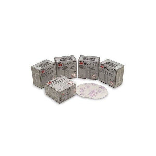 3M 3M Red Abrasive Hookit Film Disc, 01186, 6 in, P10005, 25PK - 7000119792