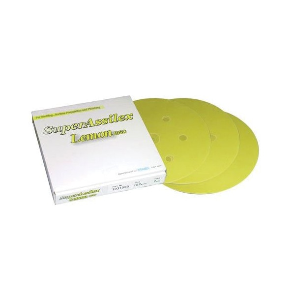 Eagle Abrasives 6'  Super Assilex Discs - Lemon, 8005, 25PK - 193-1539