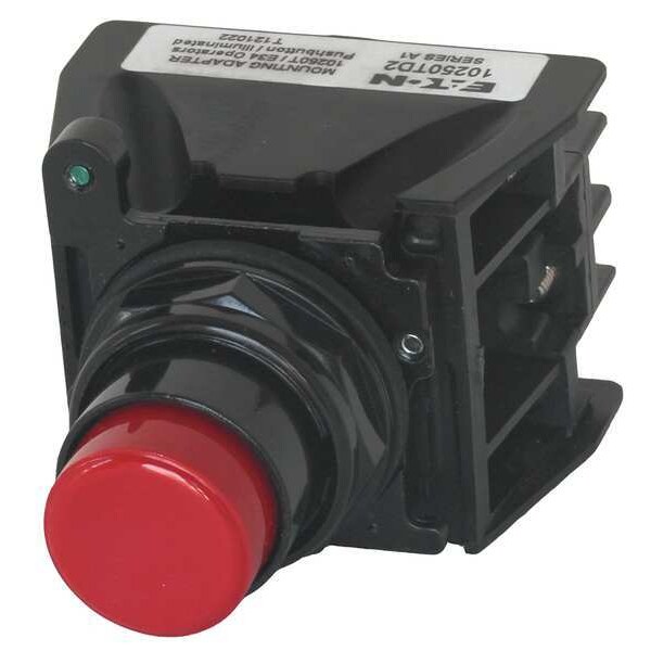 Botón de Emergencia en Ubicación Peligrosa de Eaton con Contactos, 30 mm, 1 NC, 1 NO, Rojo - E34EX708R