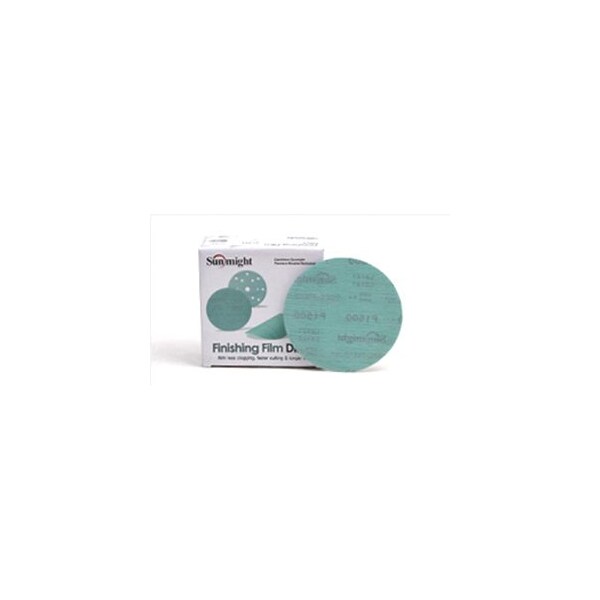 Sunmight Usa Film  -  6in No Hole Grip Disc  Grit 2500, 50PK - 1424