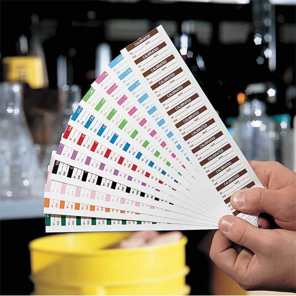 Stranco Calibration Label Color Pack, ENG, PK182, TCSL2-COLOR-PAC - TCSL2-COLOR-PAC