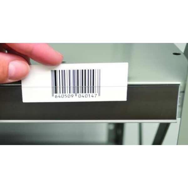 Aigner Index Label Holder, Clear, 33-1/2 in. L, PK5 - EZ-3355