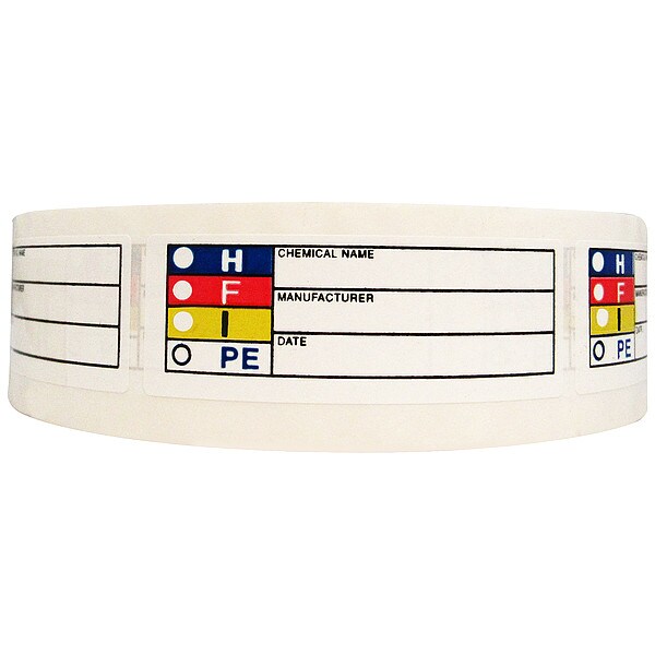 Harris Industries HMIG Label, 1 In. H, 3 In. W, PK720 - 01LB26517