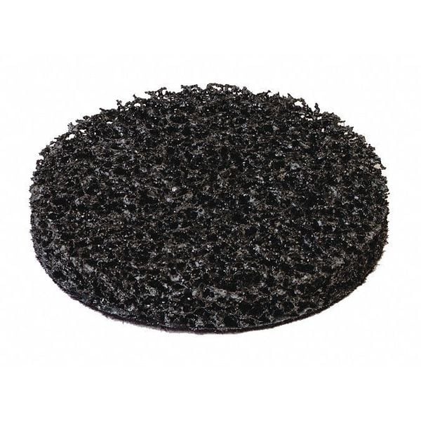 Scotch-Brite Hook-and-Loop Surface Conditioning Disc, 5" Dia, No Hole, Silicon Carbide, Not Applicable Grit - 7000120845