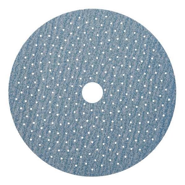 Norton Abrasives Hook-and-Loop Sanding Disc, 5" Dia, Multi-Hole, Ceramic Alumina, P180 Grit, Coated Type - 77696007756