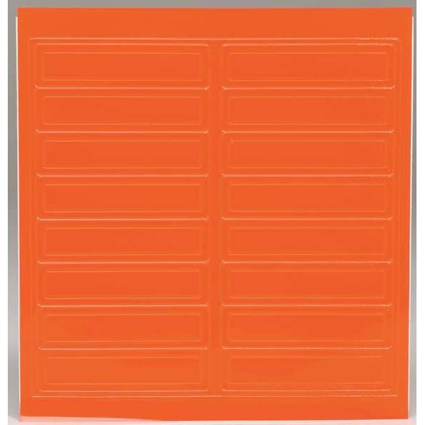 Accuform Hard Hat Label, 1 In. H, 4 In. W, PK16, LHR104RDOR - LHR104RDOR