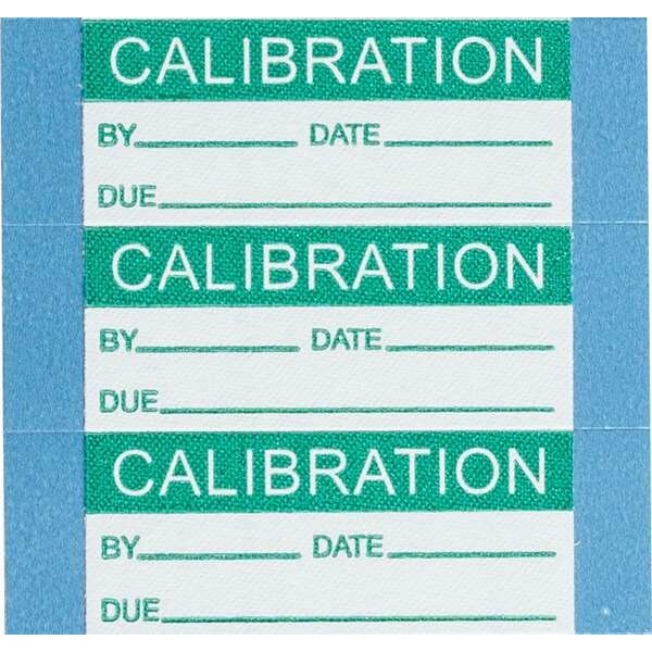Brady Calibration Labels 0.625" H x 1.5", PK 25 - WO-10-PK