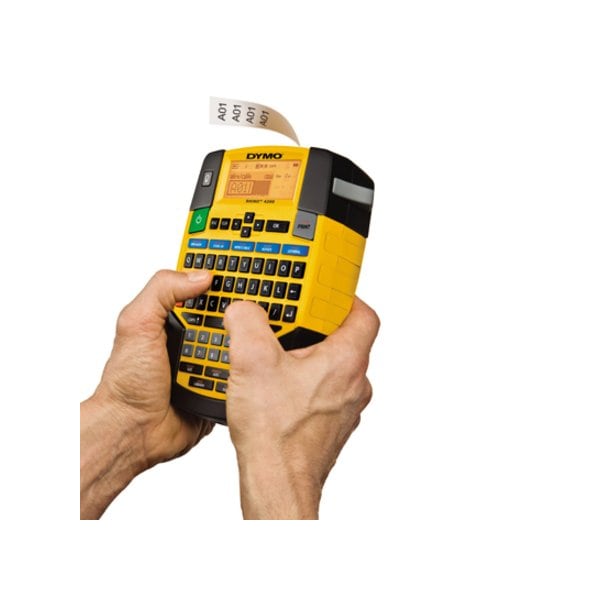 Dymo Rhino Industrial Label Maker, 1 Line, 4.06 x 8.46 x 2.24 - 1835374