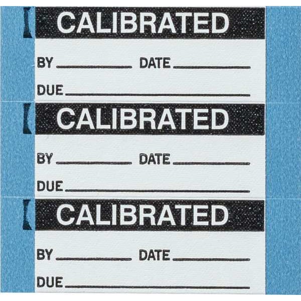 Brady Calibration Labels 0.625" H x 1.5", PK 25 - WO-41-PK
