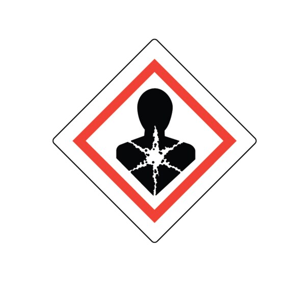 Nevs GHS Pictogram Label - Health Hazards 4" x 4" - GHS-44-HH
