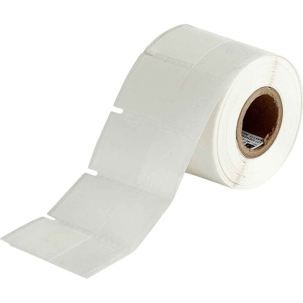 Brady Self-Laminating Cryogenic Polyester Labels for 1in Small Core Printers - 1.75in x 1in White - THT-183-461-0.5-SC