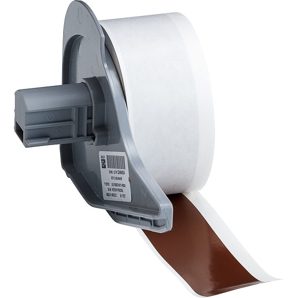 Brady Label, 1 in W, Outdoor, Brown - M7C-1000-595-BR