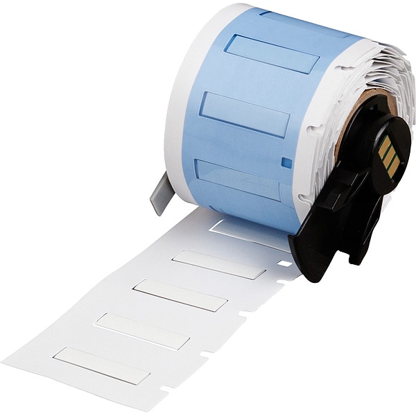 Brady Sleeve, 1 in W, 15/64 in H, Die-cut - M6-125-1-345-WT