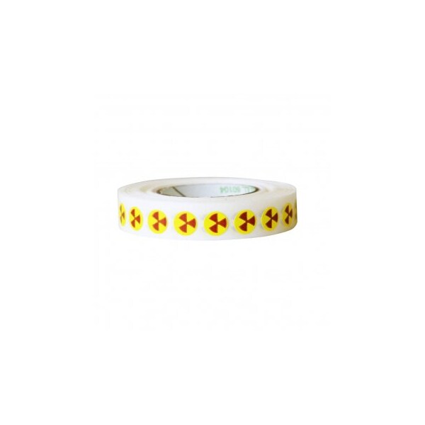 Shamrock Scientific Radiation Labels, Micro-Tube, 1000/rl - 140059