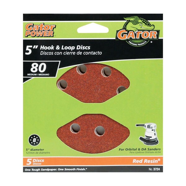 Defenseguard 5 in. 80 Grit Sand Disc, 5PK - DE3307845