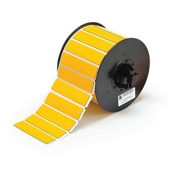 Brady Raised Profile Label, Yellow, 3.000 In. - B30EP-175-593-YL