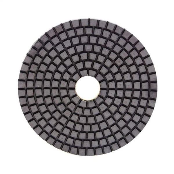 Lackmond Wet Polishing Pad, Resin Bonded Hook And Loop Backed, 4 Pad Diameter, 400 Grit - PD4004