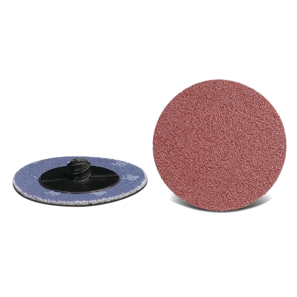 Cgw Abrasives Sanding Disc, 1.5 R/O, 2-PLY, AO, 24G, 1-1/2" Dia, No Hole, Aluminum Oxide, 24 Grit - 59512