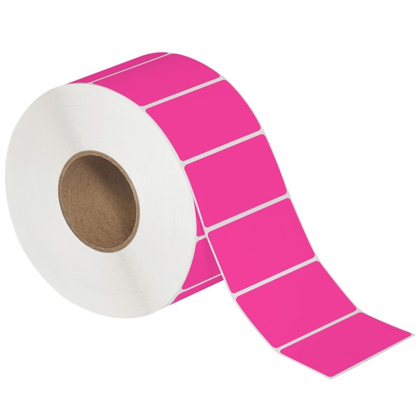 Tape Logic 4 x 2in Fluorescent Pink Thermal Transfer Labels, 4PK - THL145PK