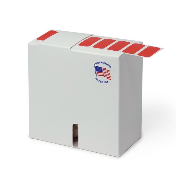 Globe Scientific Label Rolls, Cryo, 33x13mm, for 1.5/2mL Tubes, Red, 1000PK - LCR-33X13R