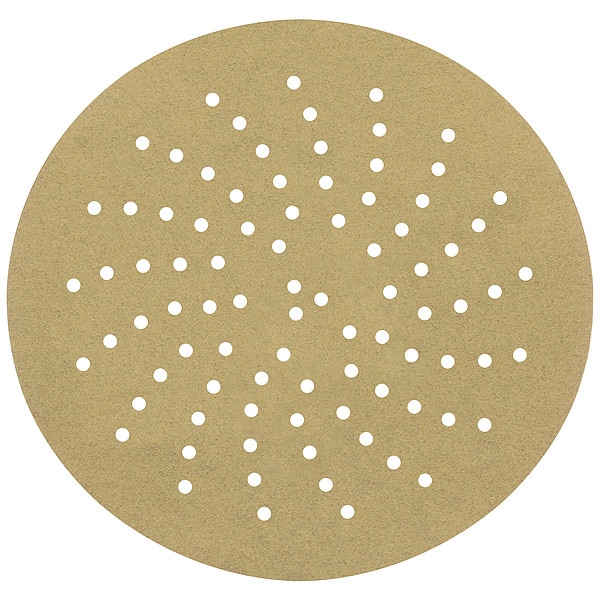 3M Hook-and-Loop Sanding Disc, 3" Dia, Multi-Hole, Aluminum Oxide, P150 Grit, Open Coat Type, 236U - 7000119602