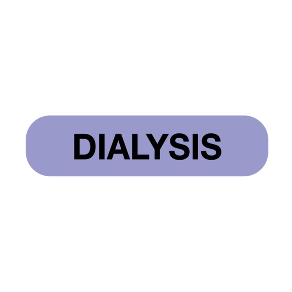 Nevs Dialysis 5/16" x 1-1/4" Lavender w/Black - N-1079