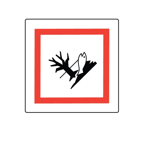Nevs GHS Pictogram Label - Environmental Damaging 2" x 2" - GHS-22-ED