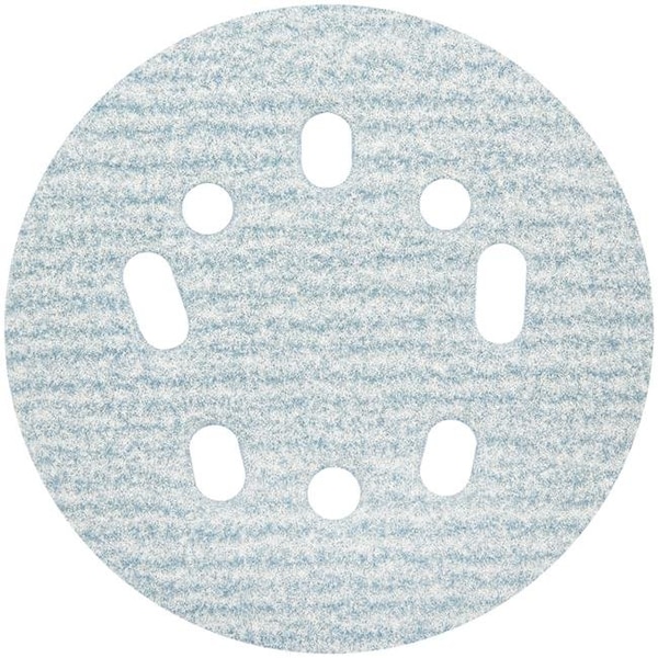 Norton Co Norton 1931377 ProSand 5 in. Ceramic Alumina Hook & Loop 5 & 8 Hole UVH Sanding Disc; 180 Grit Fine - Pack of 50 - 1931377