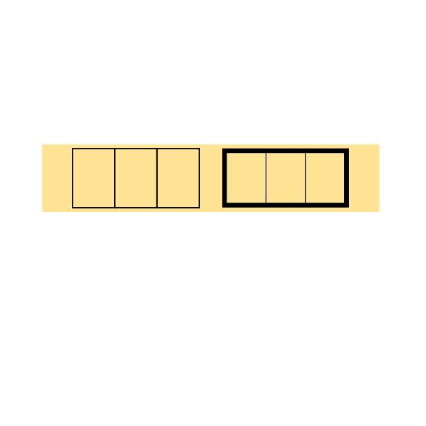 Nevs Filing Correction Labels - Manilla W/Black - 1" X 5" Manilla w/Black - X-9857