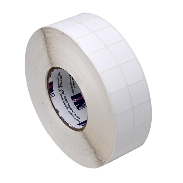 Nevs Xylene Resistant Slide Label, 15/16" x 15/16", 2 Across White - CB-SL-TTP-2