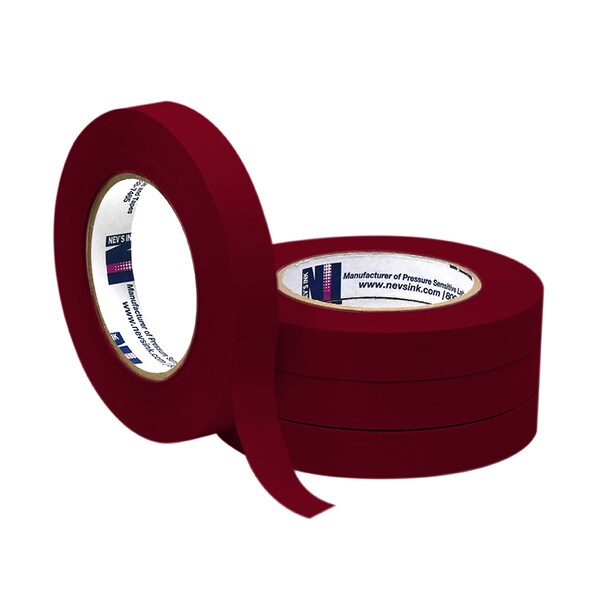 Nevs 3/4" wide x 60yd Maroon Labeling Tape - T-750-MAROON
