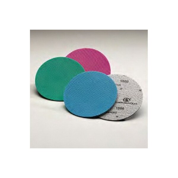 Carborundum Abrasives 152 mm Carbo Medalist Grip-On Foam H&L Disc P3000 Grit M0806W Aluminum Oxide, PK/15, 15PK - 5539553381