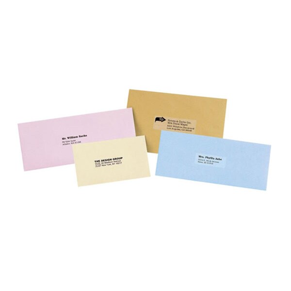 Maco Maco MML-0100 8 1/2" x 11" White Blank Labels - MML-0100
