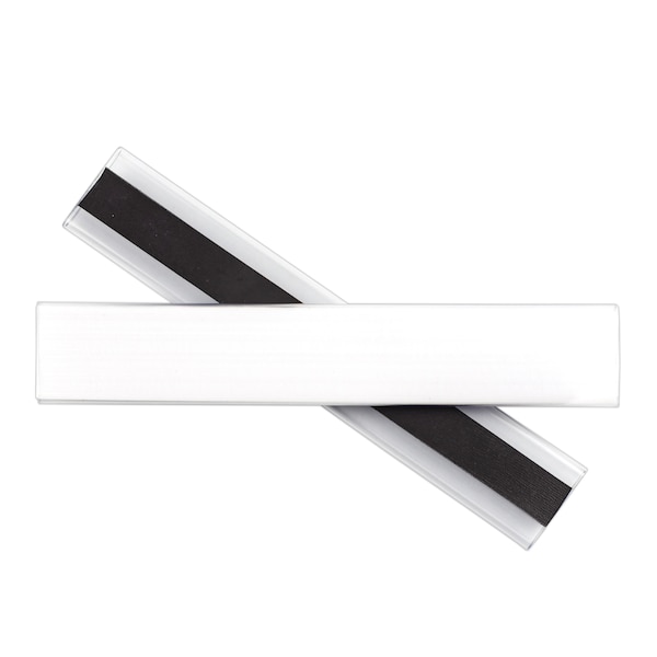 C-Line Products Clear Magnetic Label Holders, Side Load, 6 x 1, Clear, PK100 - 87810-BX
