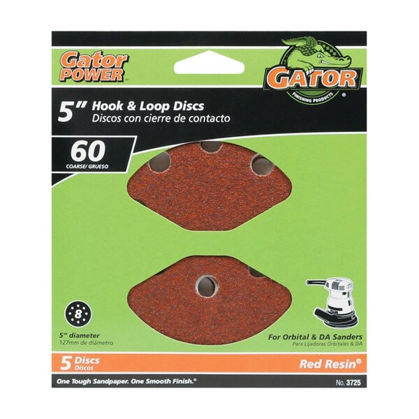 Defenseguard 5 in. 60 Grit Sand Disc, 5PK - DE3307846
