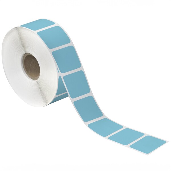 Tape Logic 1 1/2 x 1in Blue Desktop Direct Thermal Label, 24PK - THD370