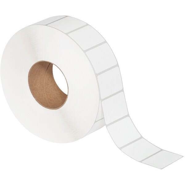 Tape Logic 2 1/4 x 1 1/4in White Thermal Transfer Labels - THL619