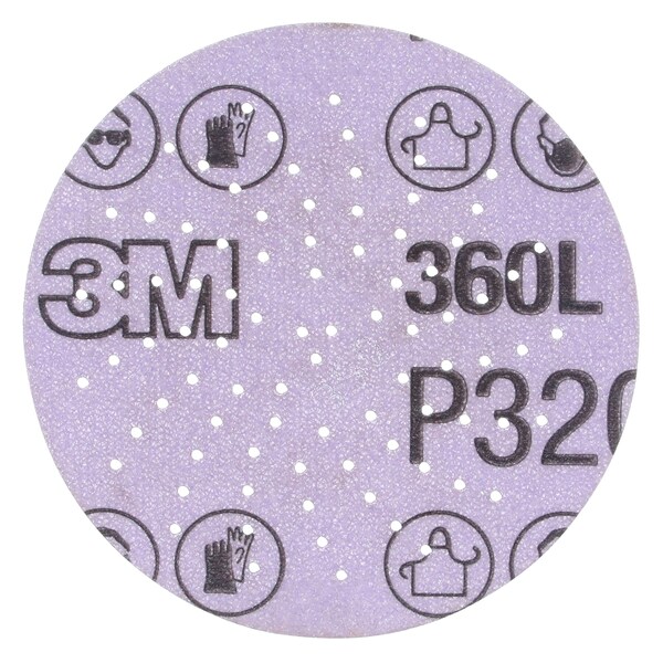 3M Abrasive Disc, Sanding 3 Dia P320, PK100 - 0-00-51141-20824-4