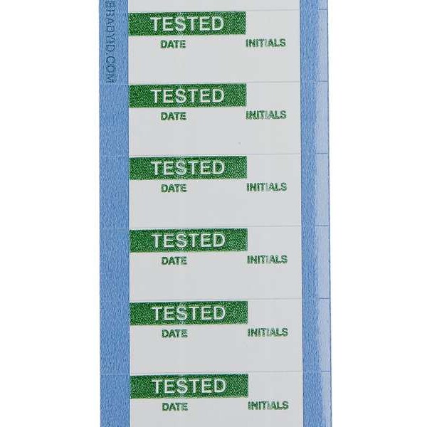 Brady Quality Control Labels 0.625" H x, PK 25, WOAF-38-PK - WOAF-38-PK