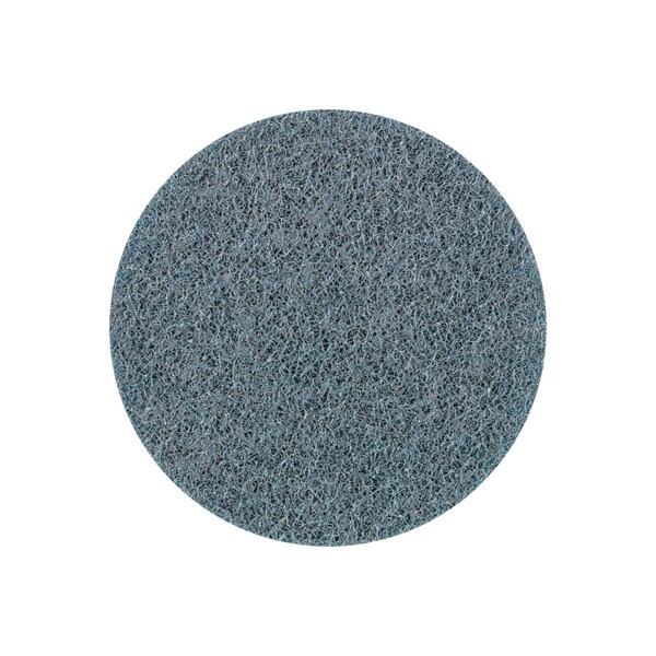 Pferd Hook/Loop Disc, 4-1/2", Al/Oxd, Very Fine, 4-1/2" Dia, No Hole, 240 F Grit, Non-Woven Type - 43449