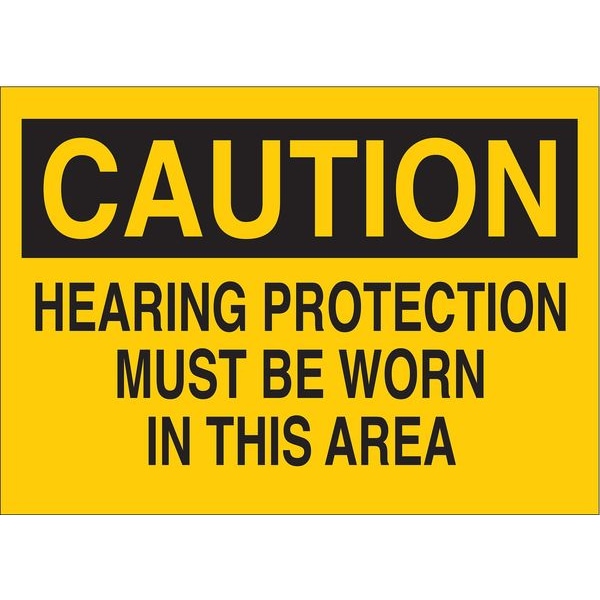 Brady Safety Label, 5 In. W, 3-1/2 In. H, 87778 - 87778