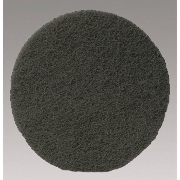 Scotch-Brite Hook-and-Loop Surface Conditioning Disc, 11-1/2" Dia, No Hole, Silicon Carbide, 100 Grit, CF-HA - 7010300866