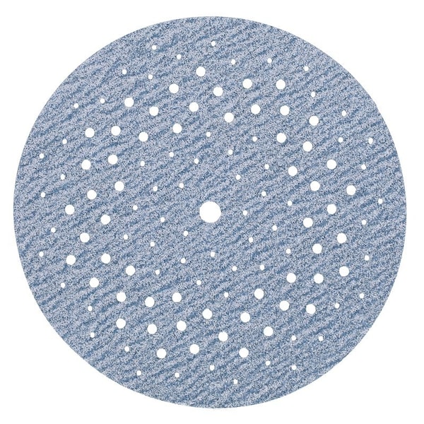 Norton Co 0 Sanding Disc, 5 in Dia, 1116 in Arbor, Coated, P100 Grit, Medium, Alumina Ceramic Abrasive - 3222