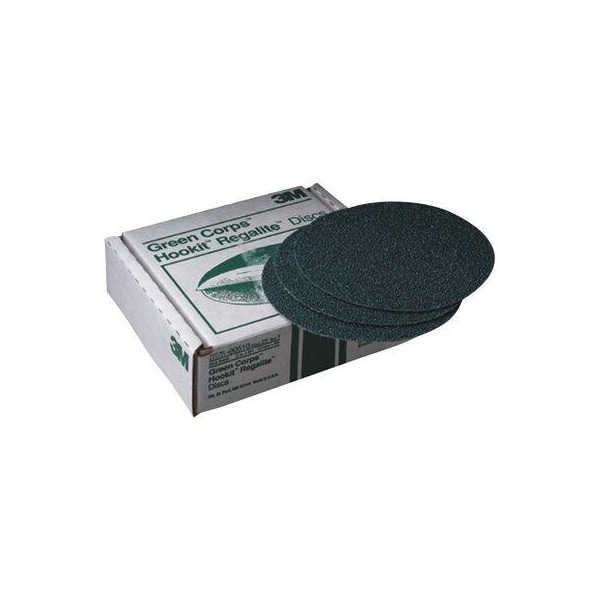 3M 3M Green Corps Hookit Regalite Disc, 00515, 6 in, 40E5, 25PK - 7000045617