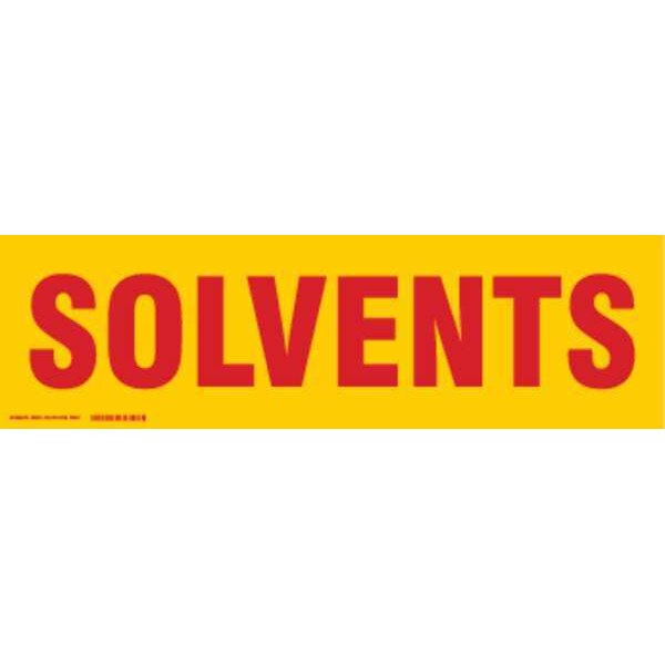 Brady Cabinet Label, 7 In. H, 24 In. W, 60280 - 60280
