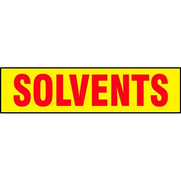 Brady Cabinet Label, 7 In. H, 24 In. W, 60280 - 60280