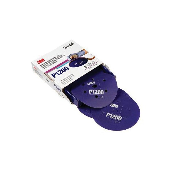 3M 34408, HOOK FLEX ABR DISC, 6 IN, 7HL, P12005, 25PK - 7000120197