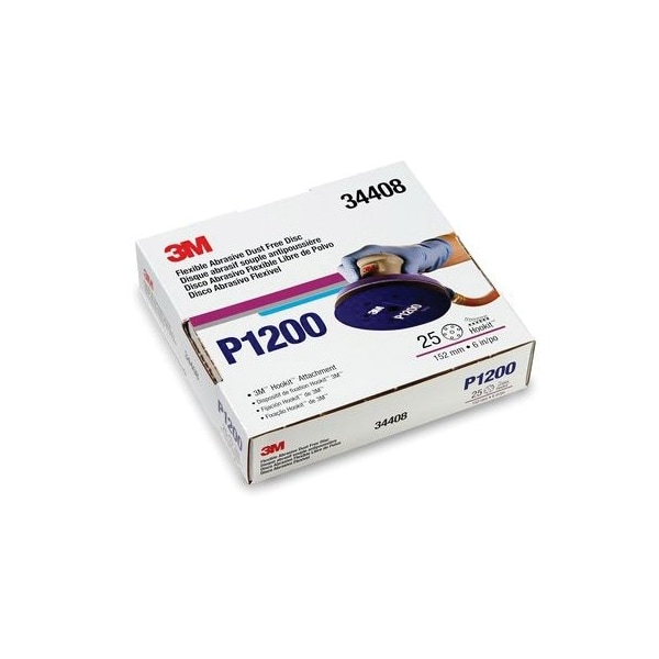 3M 34408, HOOK FLEX ABR DISC, 6 IN, 7HL, P12005, 25PK - 7000120197